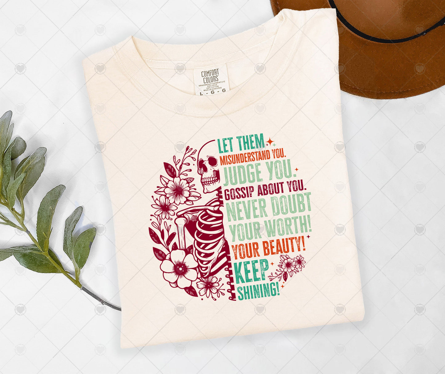 LET THEM QUOTE | COMFOR COLOR GRAPHIC TEE - 1501