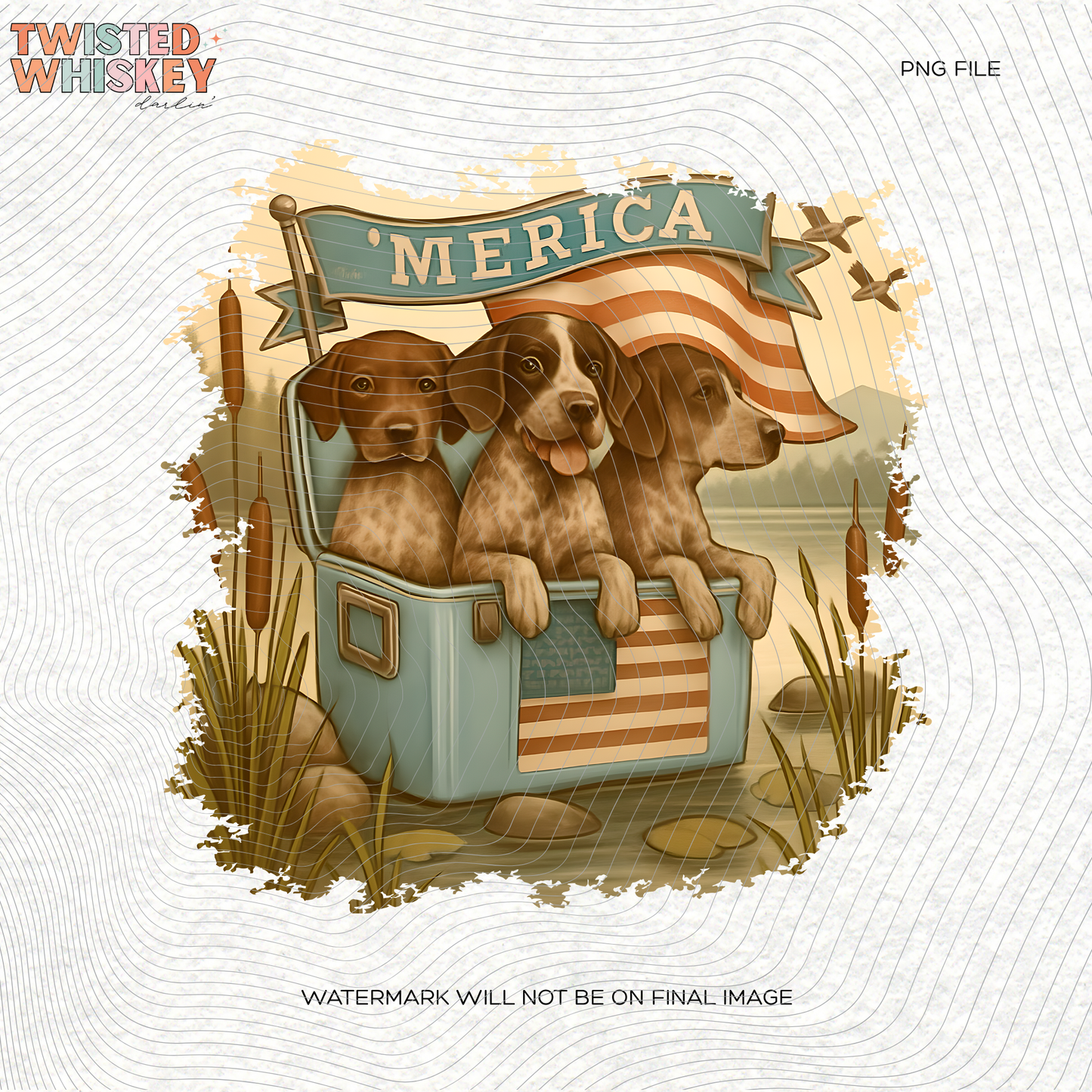 'MERICA COOLER GERMAN SHORTHAIRED POINTER | DIGITAL