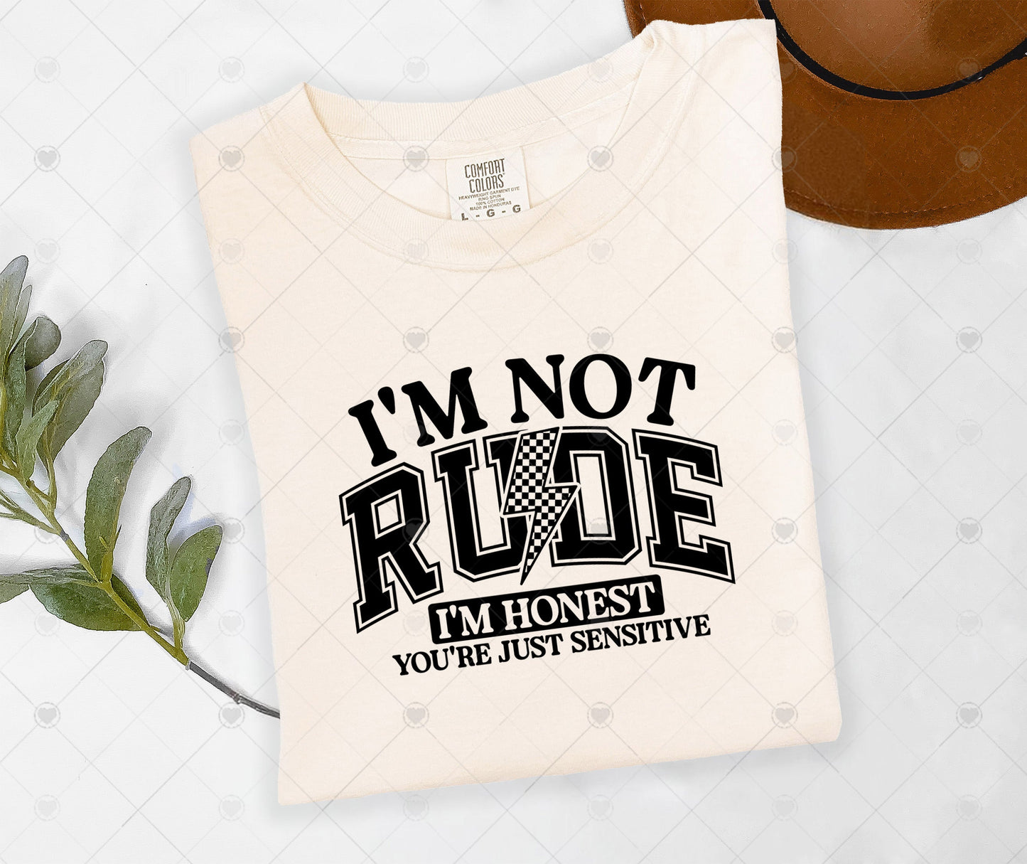 I'M NOT RUDE ; I'M HONEST | DTF TRANSFER - 1518