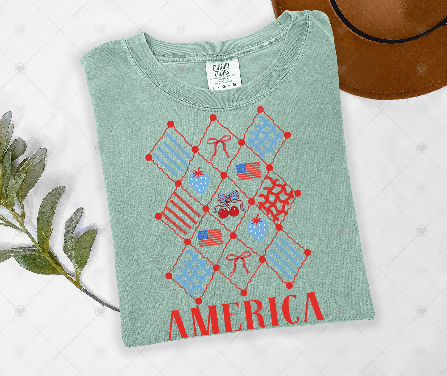AMERICA COQUETTE | COMFOR COLOR GRAPHIC TEE - 1589
