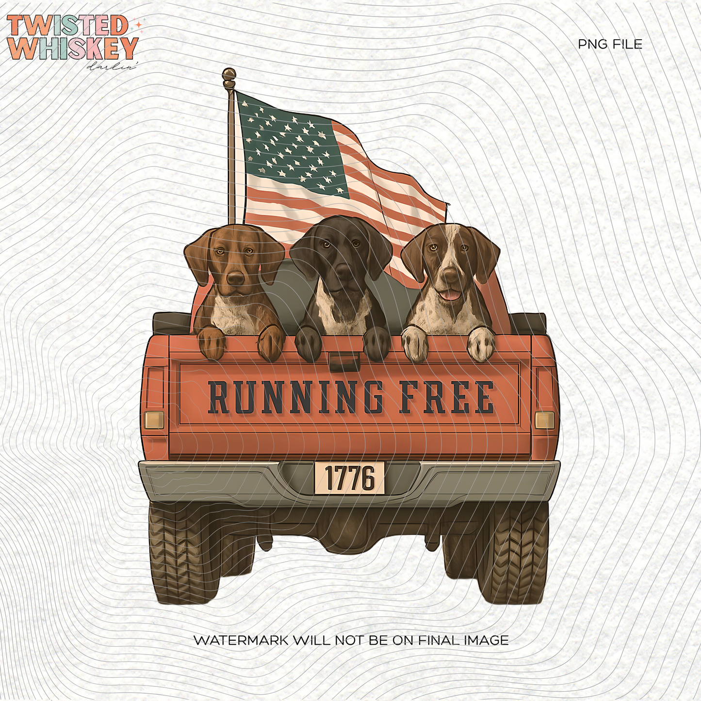 'MERICA TRUCK GERMAN SHORTHAIRED POINTER | DIGITAL