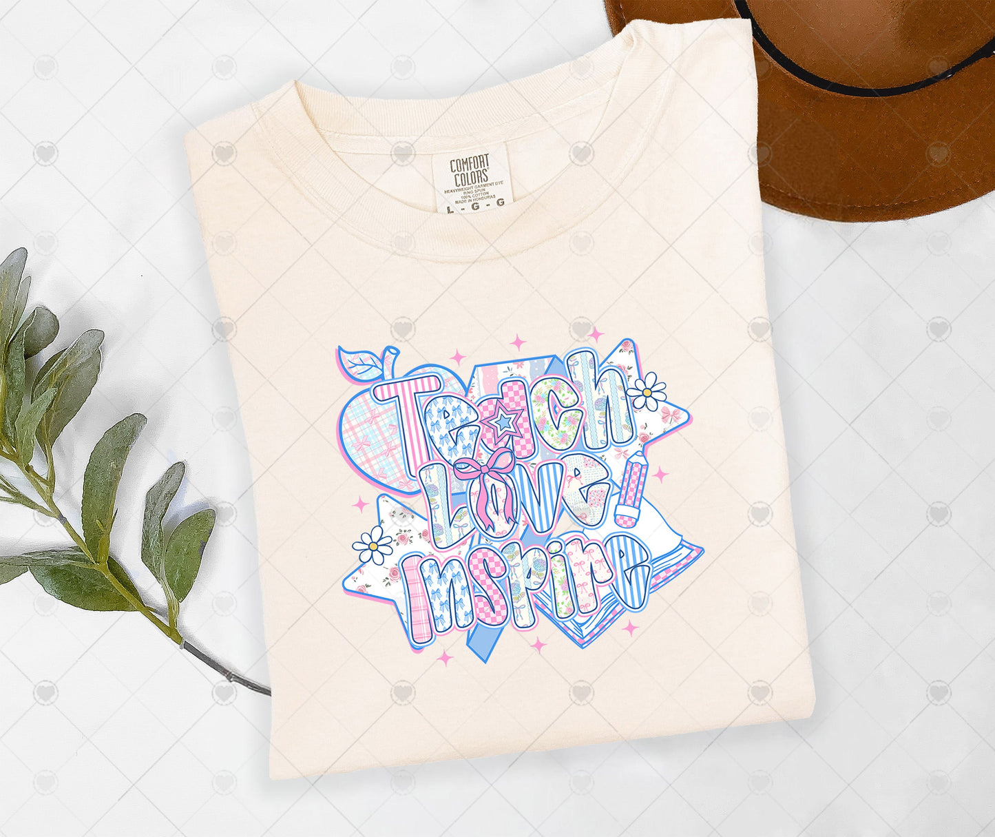 TEACH, LOVE, INSPIRE | DTF TRANSFER - 1672