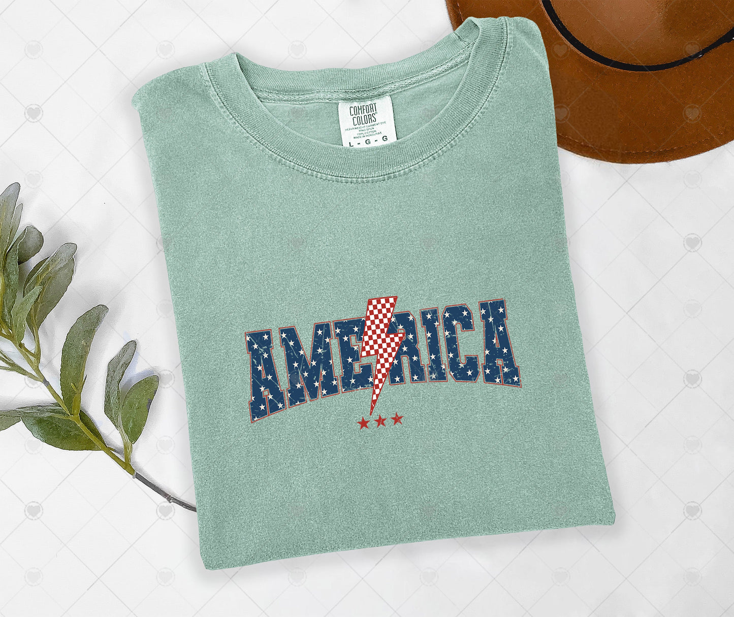 AMERICA | COMFOR COLOR GRAPHIC TEE - 1594