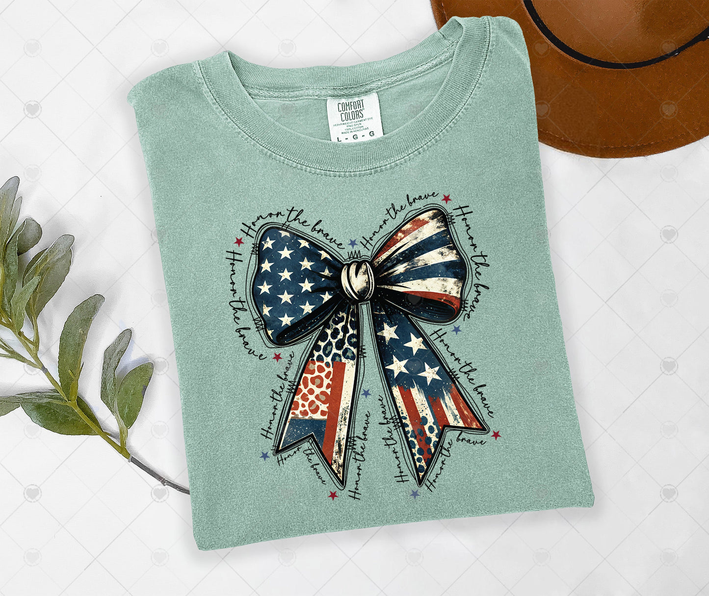 HONOR THE BRAVE BOW | DTF TRANSFER - 1601