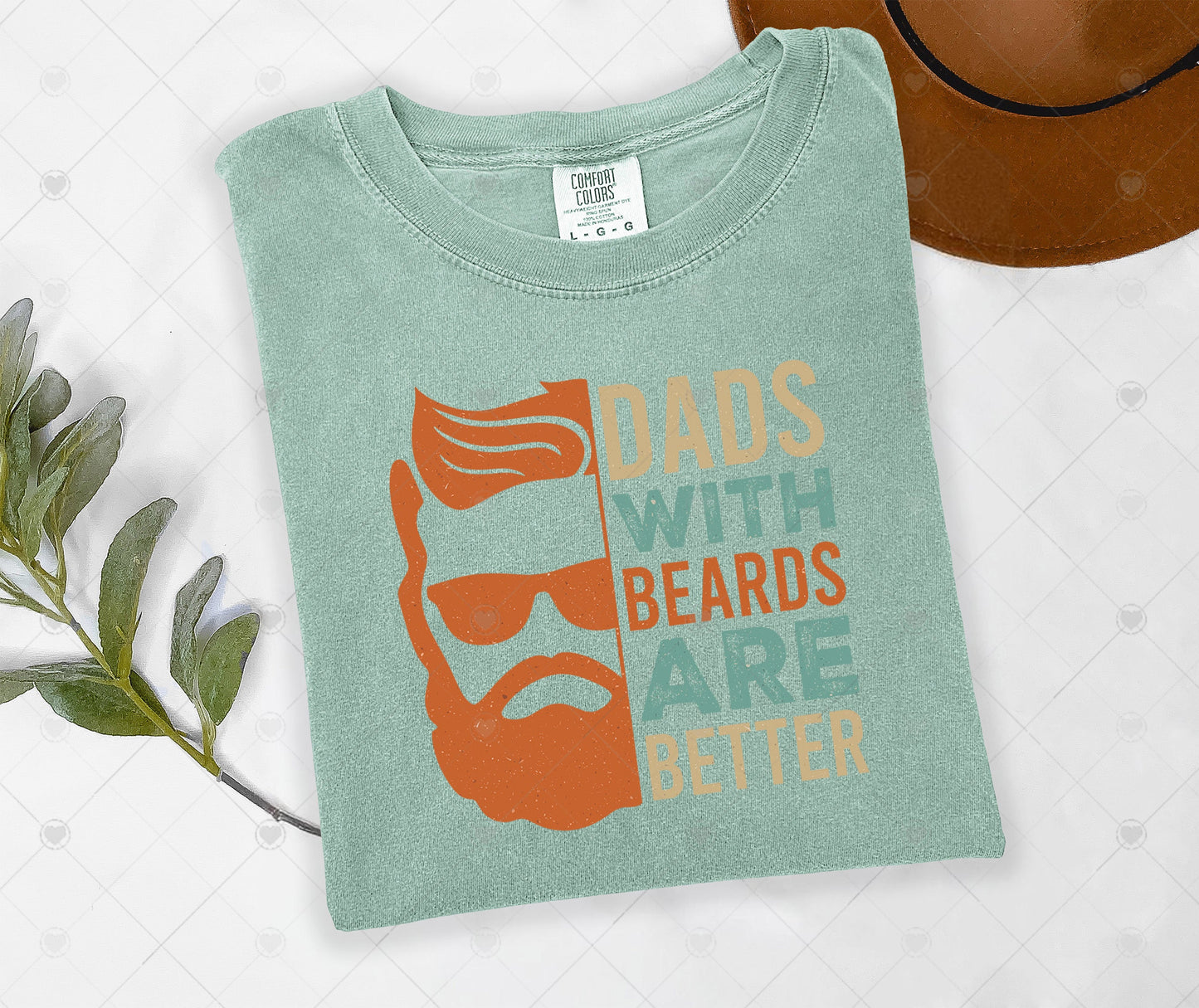 DADS WITH BEARDS ARE BETTER | DTF TRANSFER - 1603