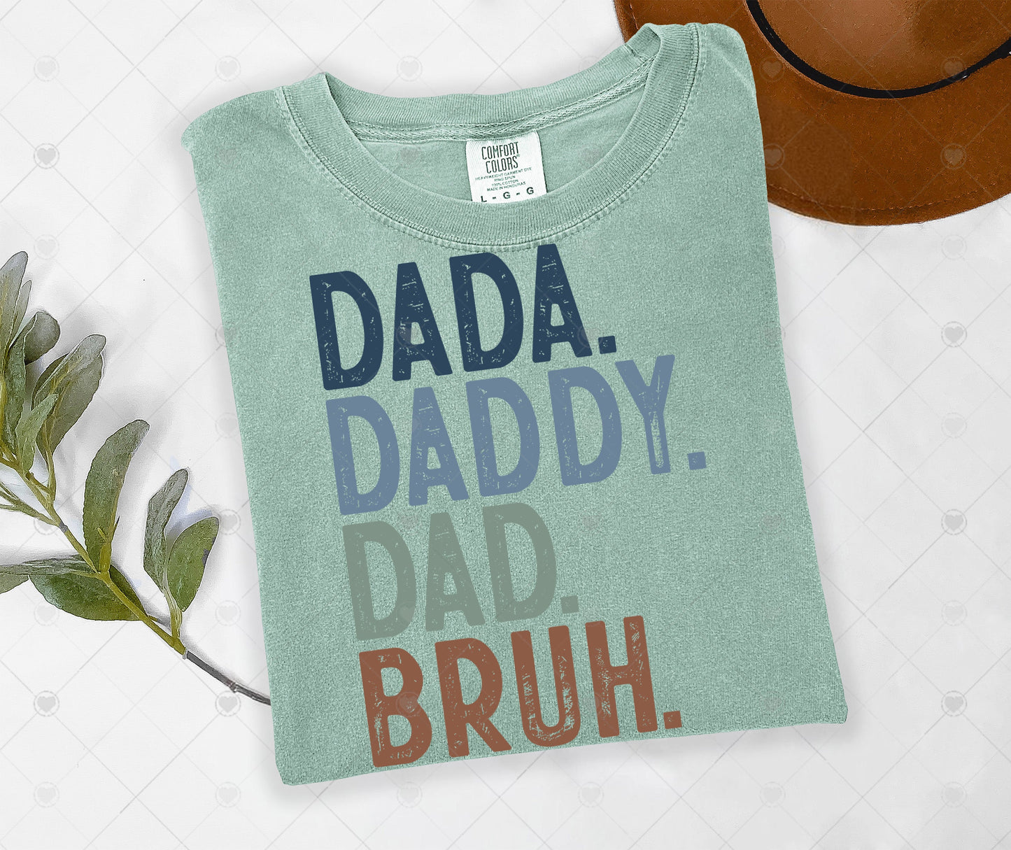 DADA, DADDY, DAD, BRUH | DTF TRANSFER - 1605