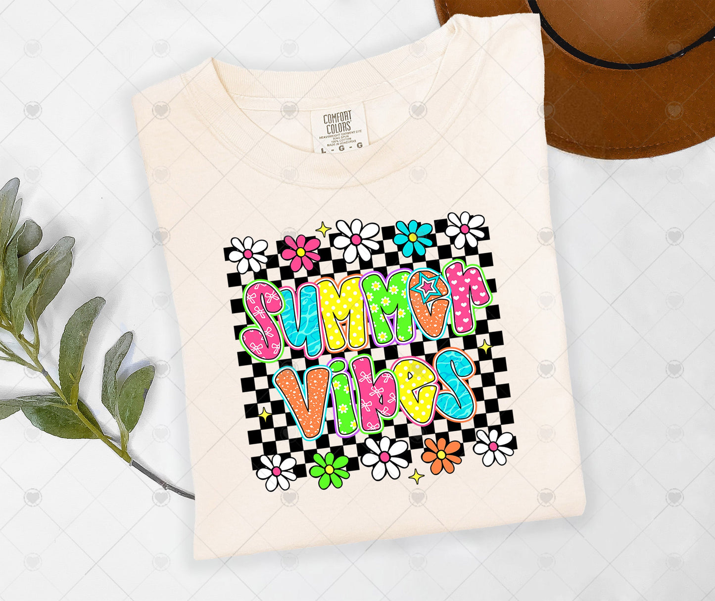 SUMMER VIBES RETRO | COMFOR COLOR GRAPHIC TEE - 1686