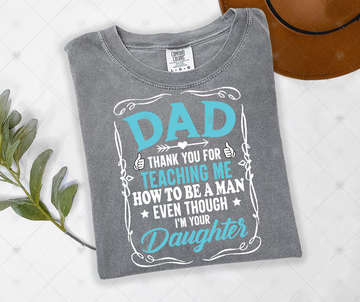 THANK YOU DAD | COMFOR COLOR GRAPHIC TEE - 1771