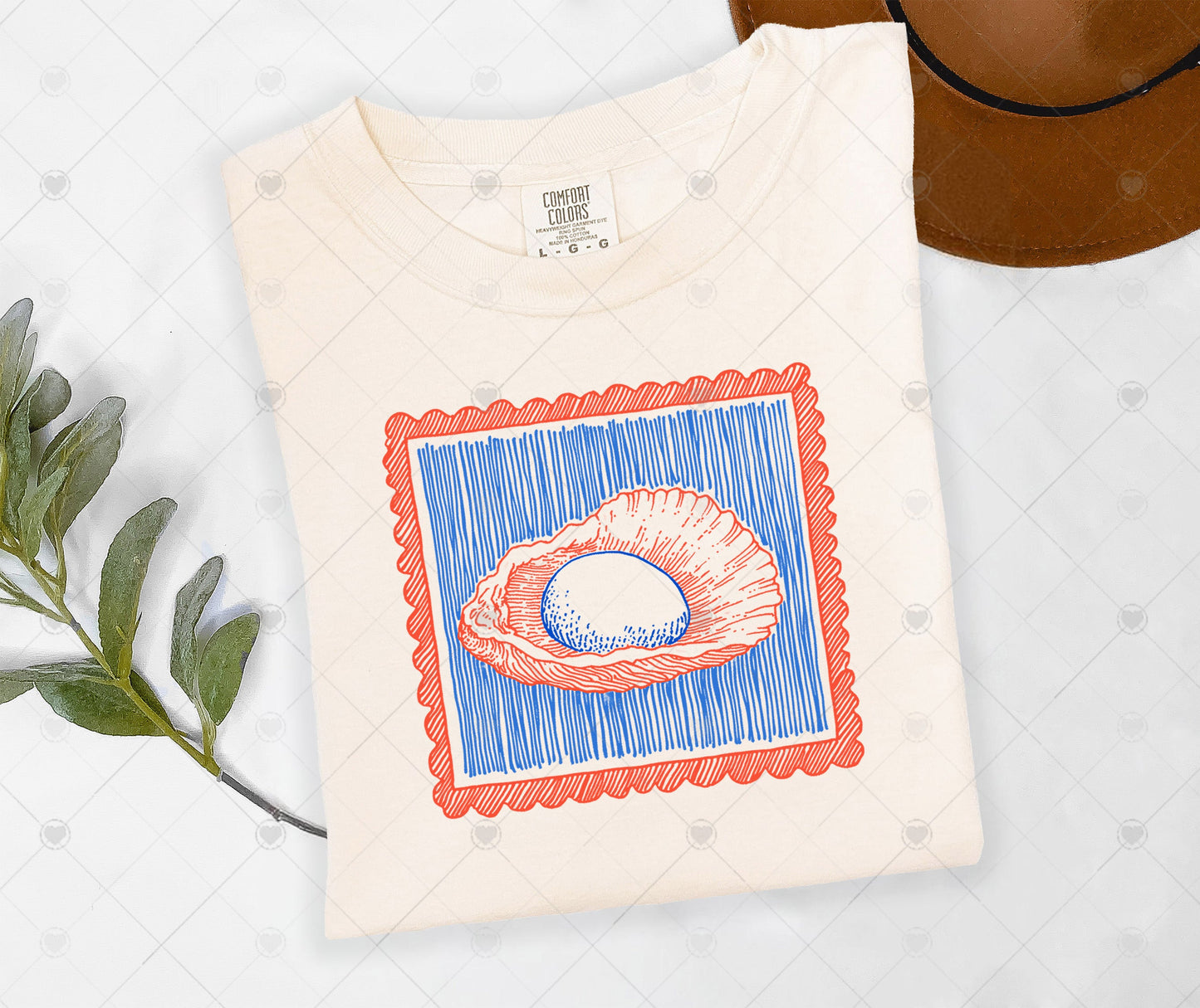 SCENIC OCEAN CLAM | DTF TRANSFER - 1662
