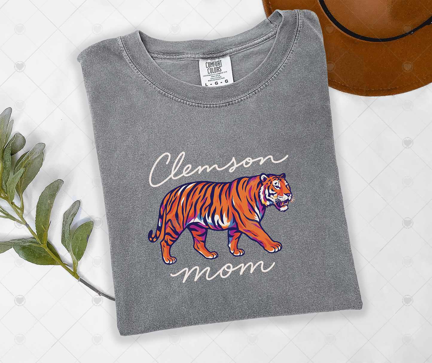 CLEMSON MOM | COMFOR COLOR GRAPHIC TEE - 1652