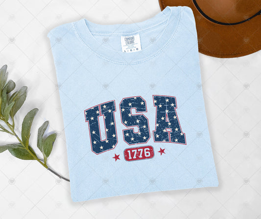 USA 1776 | COMFORT COLOR GRAPHIC TEE - 1654
