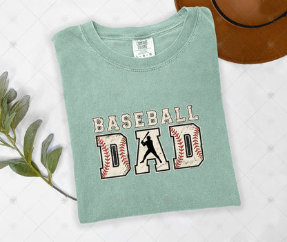 BASEBALL DAD | COMFOR COLOR GRAPHIC TEE - 1587
