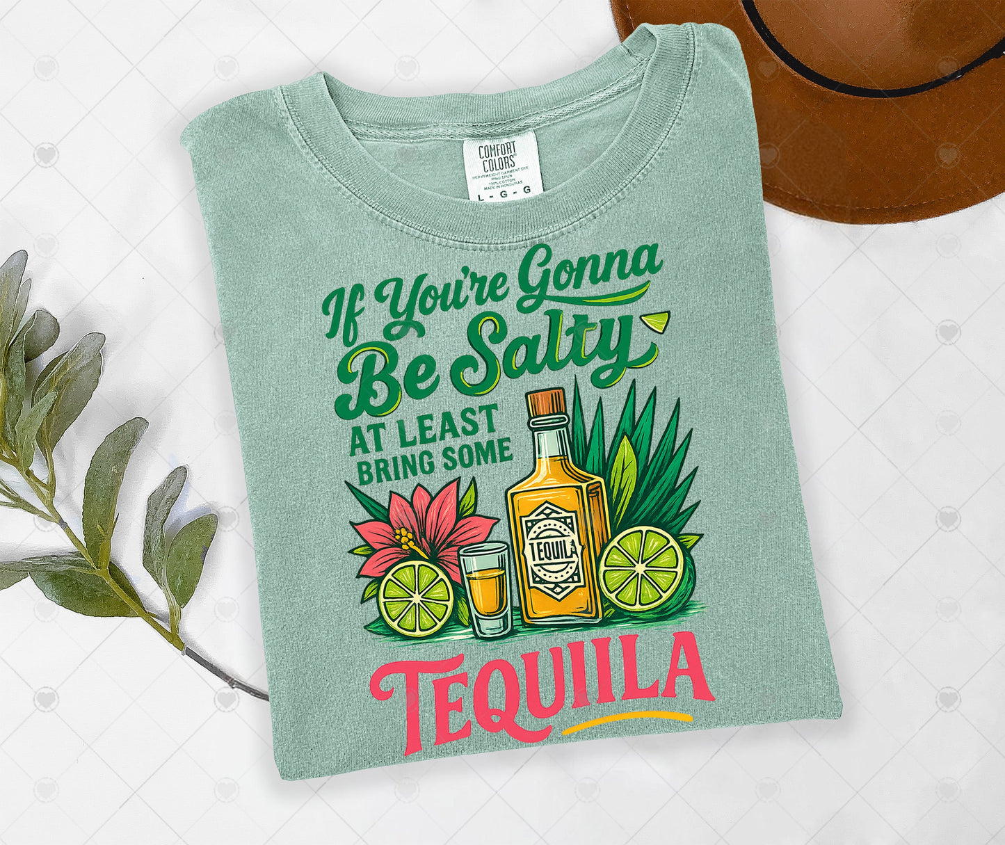 IF YOU'RE GONNA BE SALTY | COMFOR COLOR GRAPHIC TEE - 1614