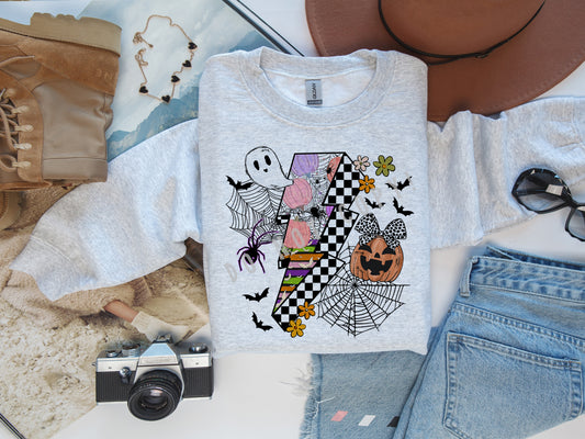 Retro Halloween Gildan Sweatshirt - 543