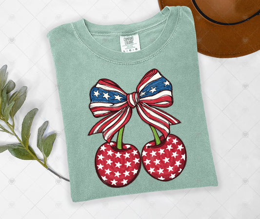 AMERICAN CHERRIES | DTF TRANSFER - 1588
