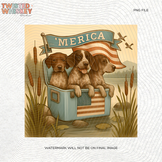 'MERICA COOLER GERMAN SHORTHAIRED POINTER | DIGITAL