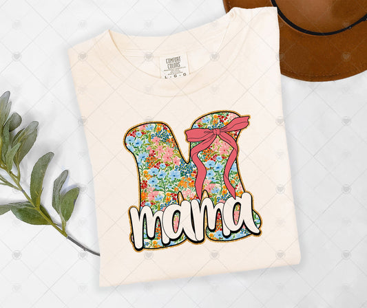 MAMA FLORAL M  | DTF TRANSFER - 1516