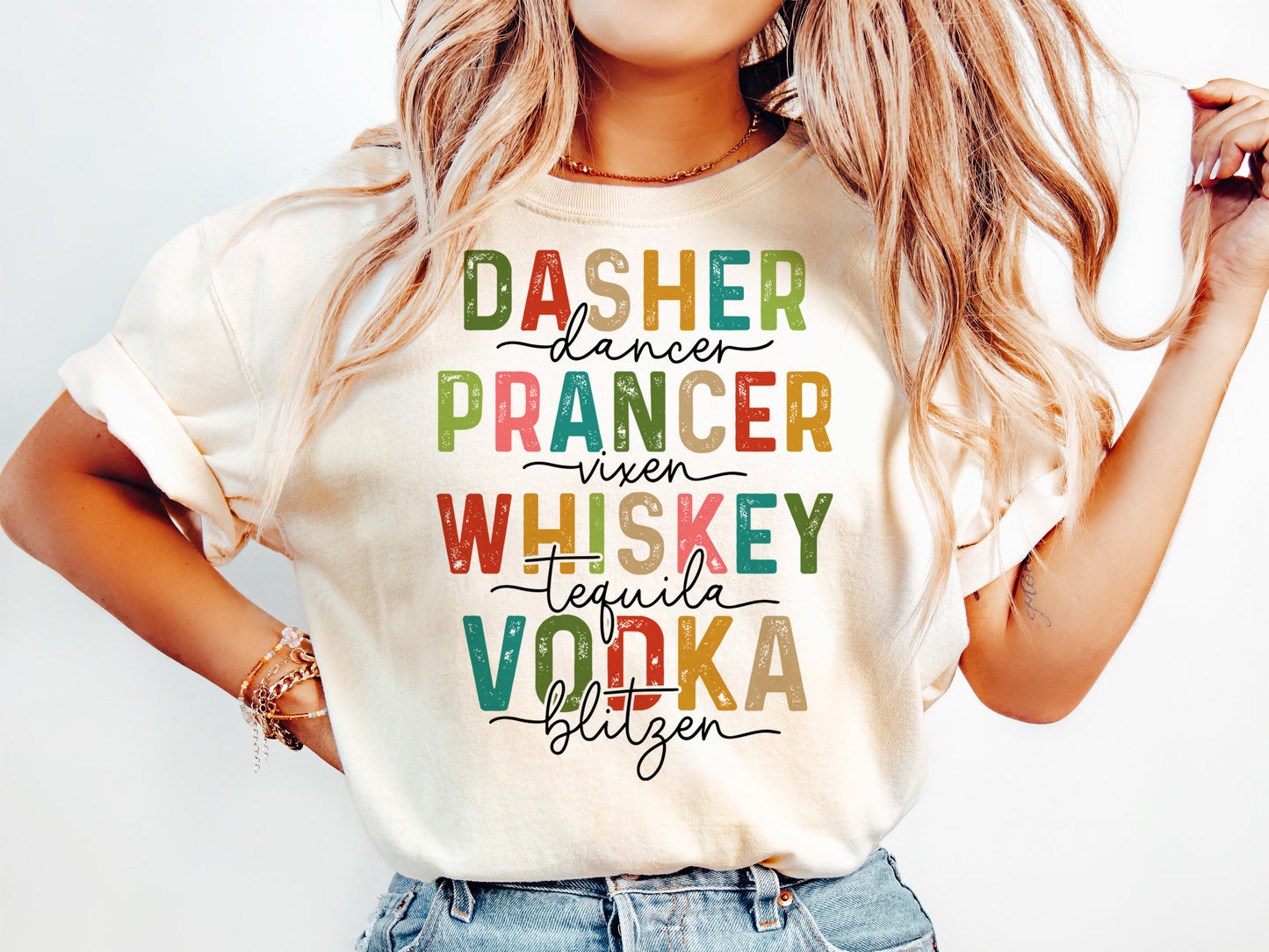 Dancer Prancer Whiskey Vodka - Comfort Color - 787