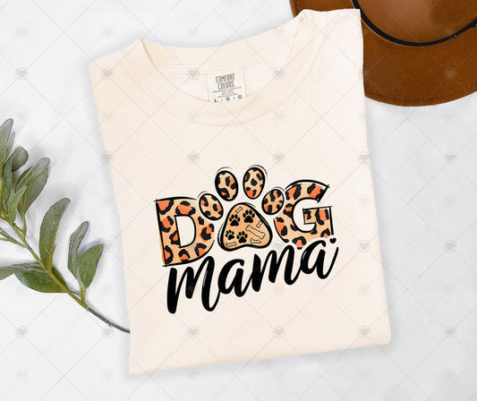 DOG MAMA | COMFOR COLOR GRAPHIC TEE - 1376