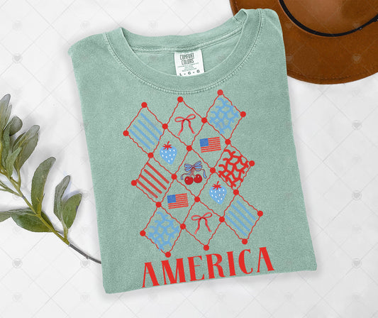 AMERICA COQUETTE | DTF TRANSFER - 1589