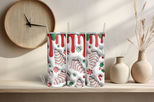 Christmas Cakes Tumbler - 74