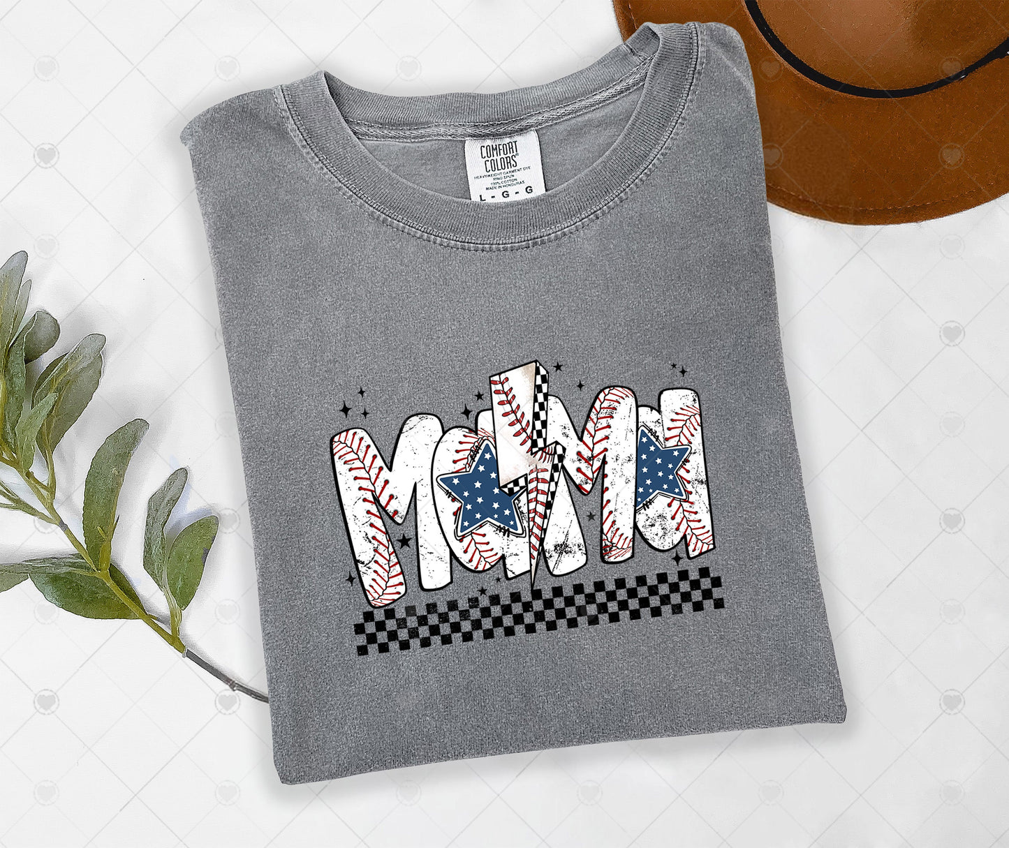 BASEBALL MAMA | COMFOR COLOR GRAPHIC TEE - 1631