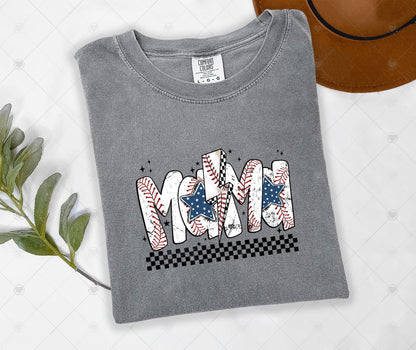 BASEBALL MAMA | COMFOR COLOR GRAPHIC TEE - 1631