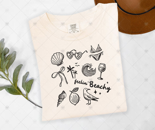 FEELIN' BEACHY | DTF TRANSFER - 1536