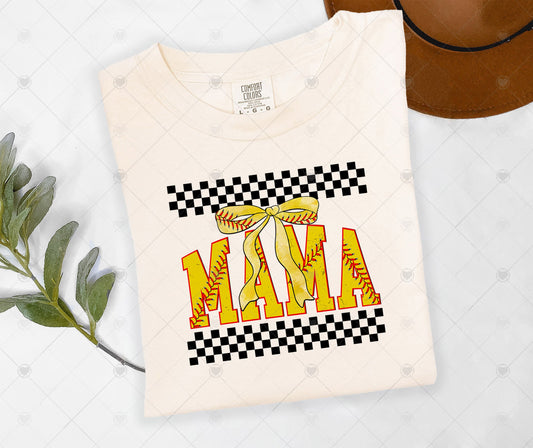 BASEBALL MAMA | COMFOR COLOR GRAPHIC TEE - 1379