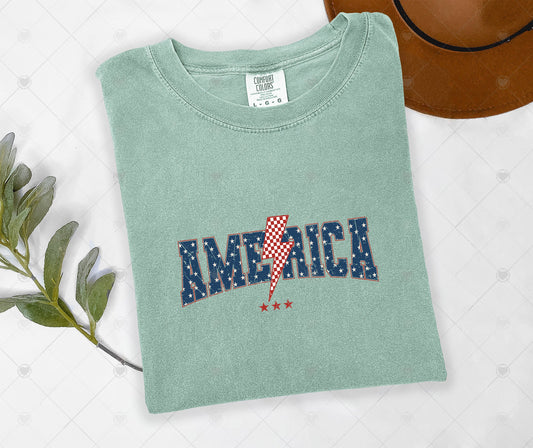 AMERICA | COMFOR COLOR GRAPHIC TEE - 1594