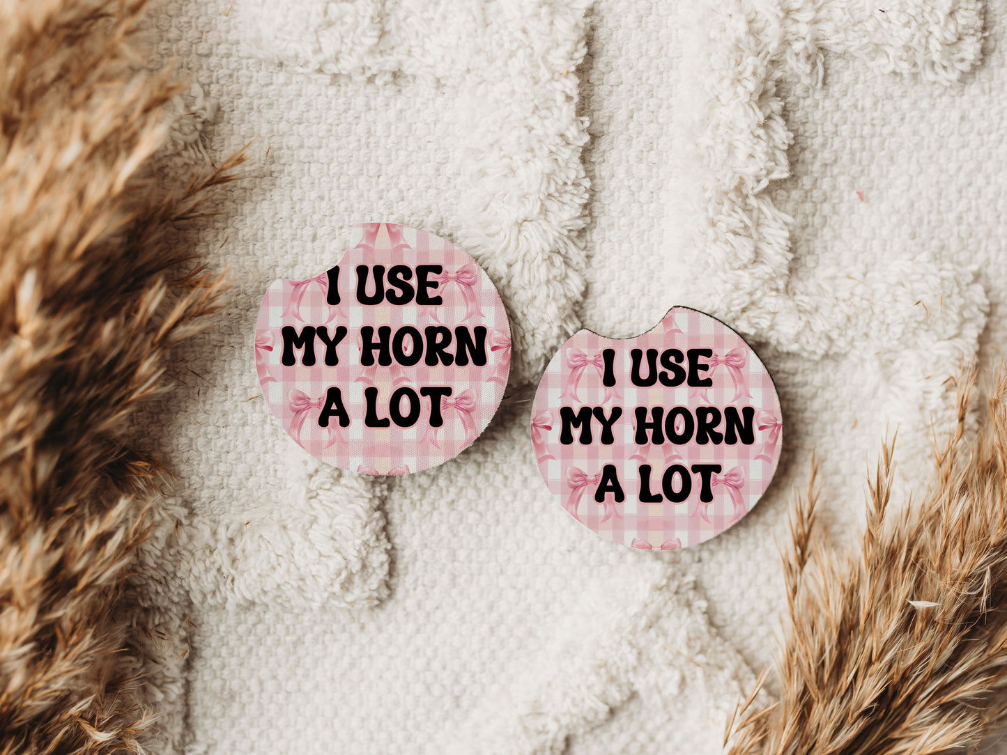 I use my Horn a lot - Car Coaster Set of 2