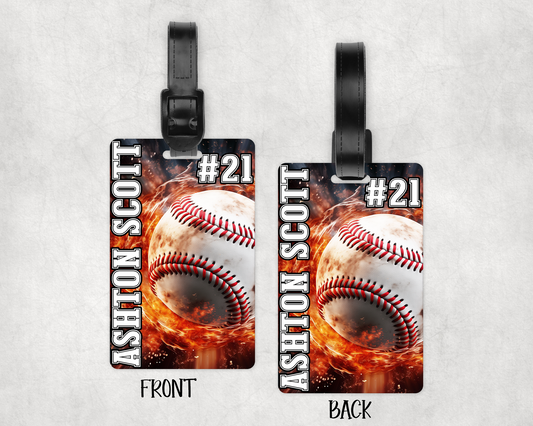 PERSONALIZED BASEBALL BAG TAG | 1