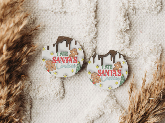 I Ate Santa's Cookie - Car Coaster Set of 2 - 70