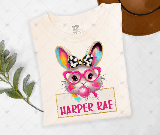 PERSONALIZED EASTER BUNNY | DTF TRANSFER - 1413