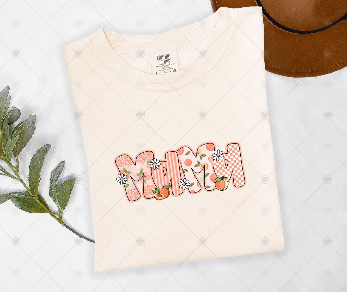 MAMA PEACHES | COMFOR COLOR GRAPHIC TEE - 1679