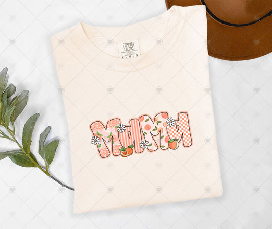 MAMA PEACHES | COMFOR COLOR GRAPHIC TEE - 1679