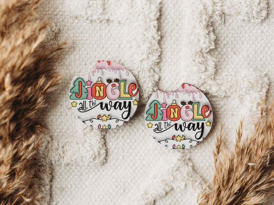 Jingle all the Way - Car Coaster Set of 2 - 73