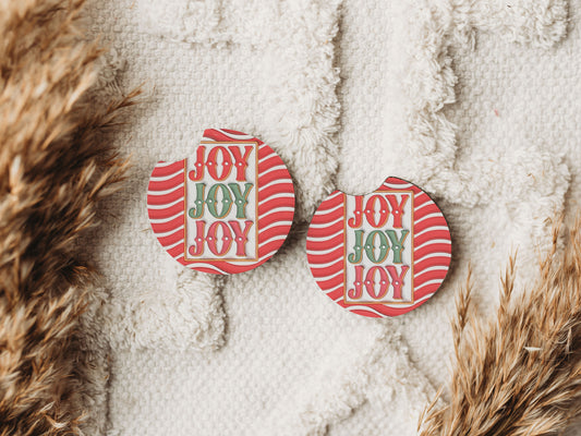 Joy Joy Joy - Car Coaster Set of 2 - 74