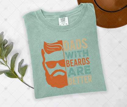 DADS WITH BEARDS ARE BETTER | DTF TRANSFER - 1603