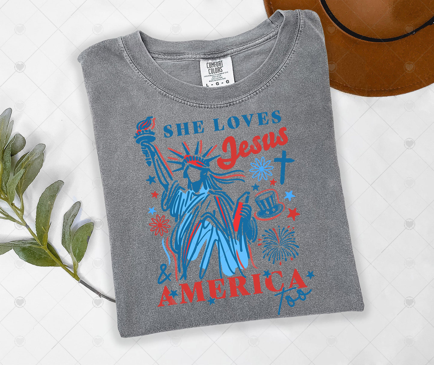 SHE LOVES JESUS | DTF TRANSFER - 1644