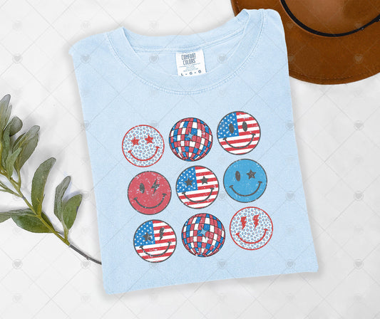 ALL AMERICAN SMILES | DTF TRANSFER - 1646