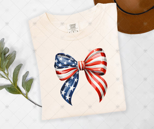 USA COQUETTE BOW | DTF TRANSFER - 1653