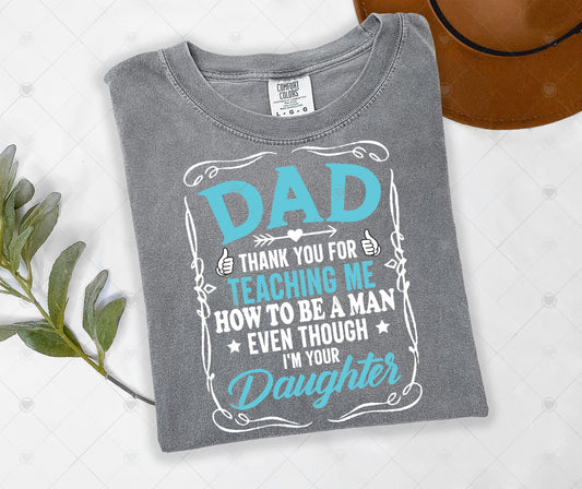 THANK YOU DAD | COMFOR COLOR GRAPHIC TEE - 1771
