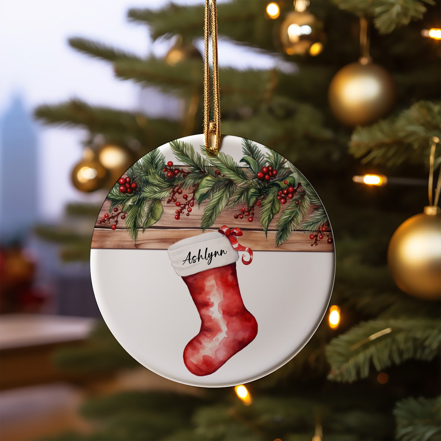 Stocking Family Ornament - #1-6