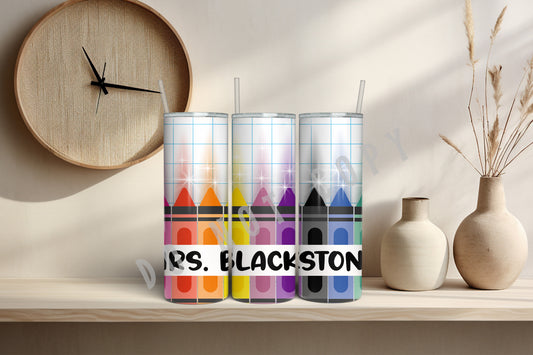 Personalized Teacher Tumbler - 57