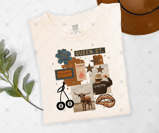 RUSTIC WESTERN COLLAGE | DTF TRANSFER - 1427