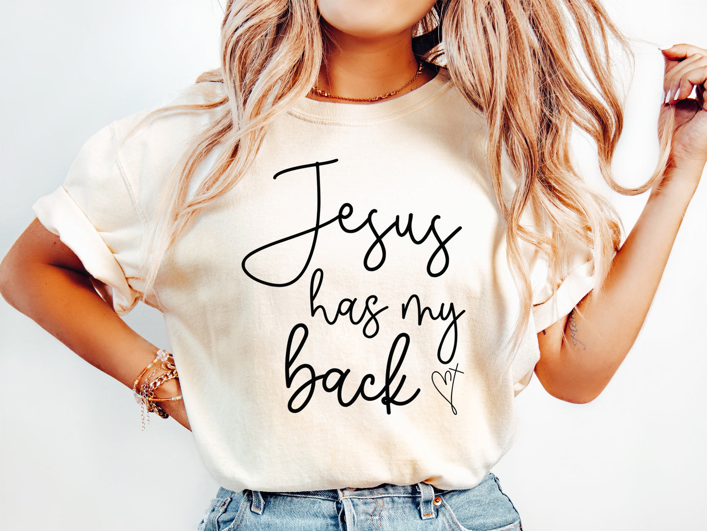 Jesus has my Back - Comfort Color - 774