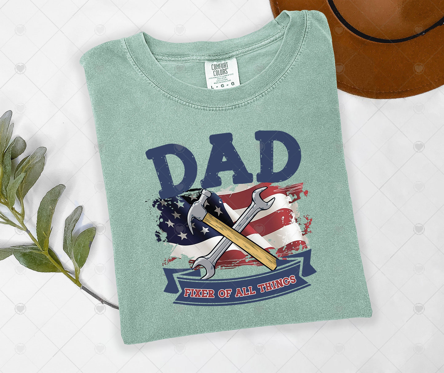 DAD FIXER OF ALL THINGS | COMFOR COLOR GRAPHIC TEE - 1607