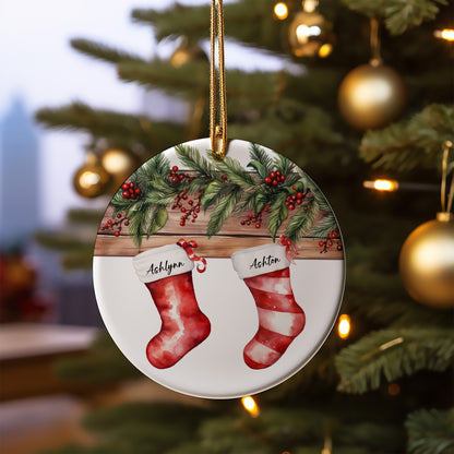 Stocking Family Ornament - #1-6