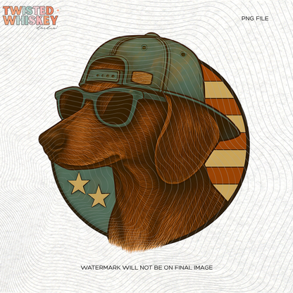 ALL AMERICAN DASCHUND | DIGITAL